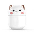 Humidifier Cat-Shaped Quiet USB LED Night Light