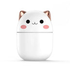 Humidifier Cat-Shaped Quiet USB LED Night Light