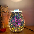 Humidifier Glass Aromatherapy & 3D Firework Light