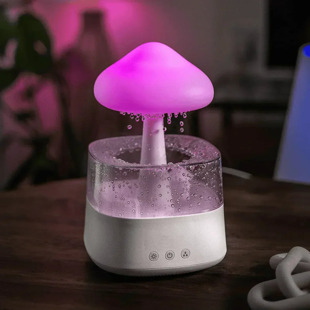 Humidifier Mushroom Soft Mist Night Light Auto Shut-Off