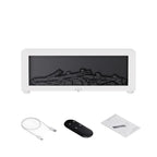 Humidifier Simulated Flame LED Adjustable Mist