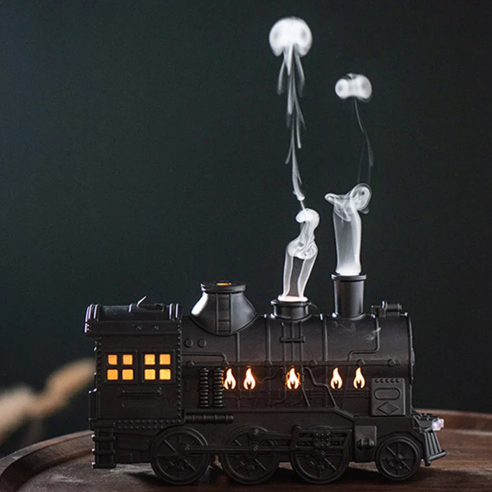 Humidifier Train-Shaped Ultrasonic LED Nightlight