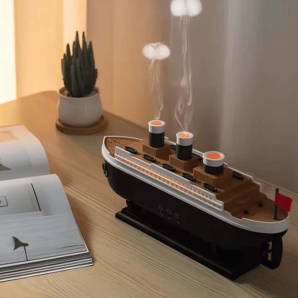 Humidifier Ultrasonic Ship Design Remote Control 250ml