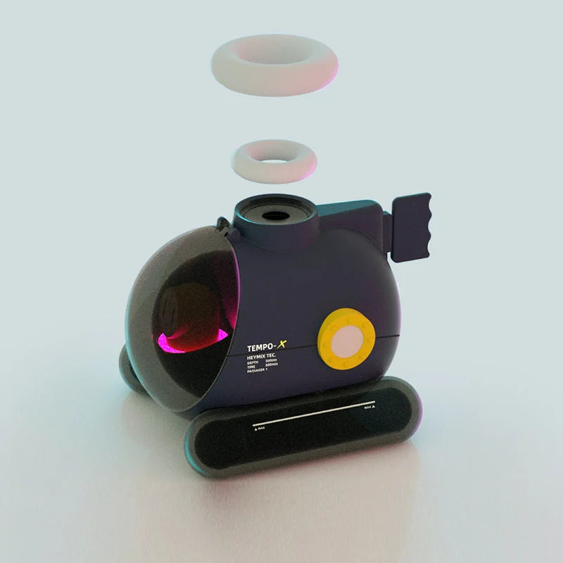 Humidifier Ultrasonic Sound-Activated Mist & Color LED