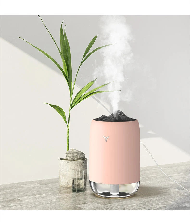 Humidifier Ultrasonic USB Powered Quiet Flame Effect