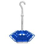 Hummingbird Feeder 30 Diamond Ports Bee-Blocking Hexagonal Raised Edges