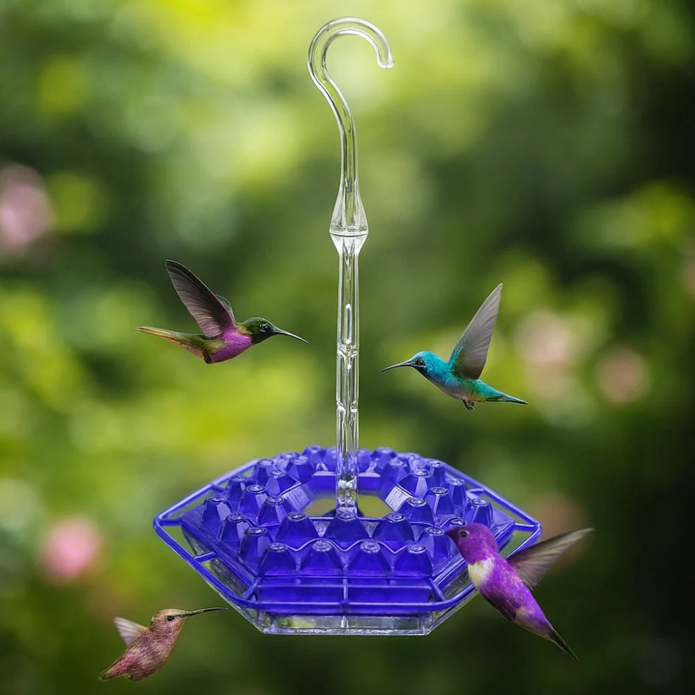 Hummingbird Feeder 30-Port Ant Moat Easy-Fill Top