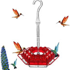 Hummingbird Feeder Ant-Proof Moat & Leak-Proof 30 Feeding Ports