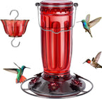 Hummingbird Feeder Glass Bottle 16 Oz Ant Moat