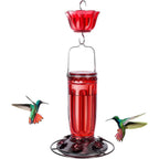 Hummingbird Feeder Glass Bottle 16 Oz Ant Moat