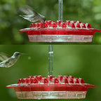 Hummingbird Feeder Raised Hexagonal Ports Bee-Resistant