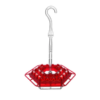 Hummingbird Feeder Raised Hexagonal Ports Bee-Resistant