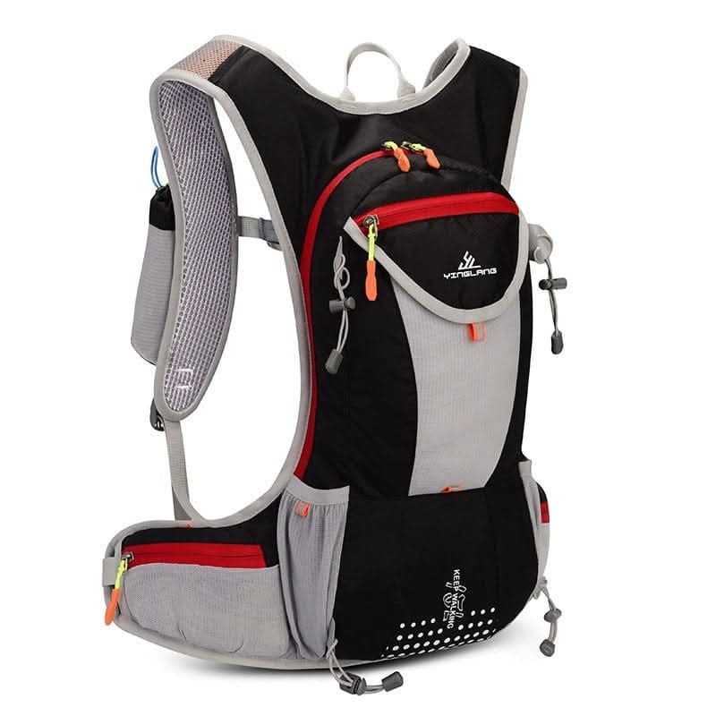 Hydration Backpack 2L Bladder Compatible Water-Repellent Nylon