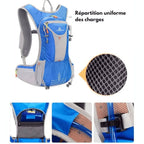 Hydration Backpack 2L Bladder Compatible Water-Repellent Nylon