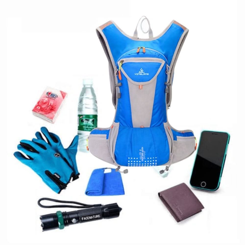 Hydration Backpack 2L Bladder Compatible Water-Repellent Nylon