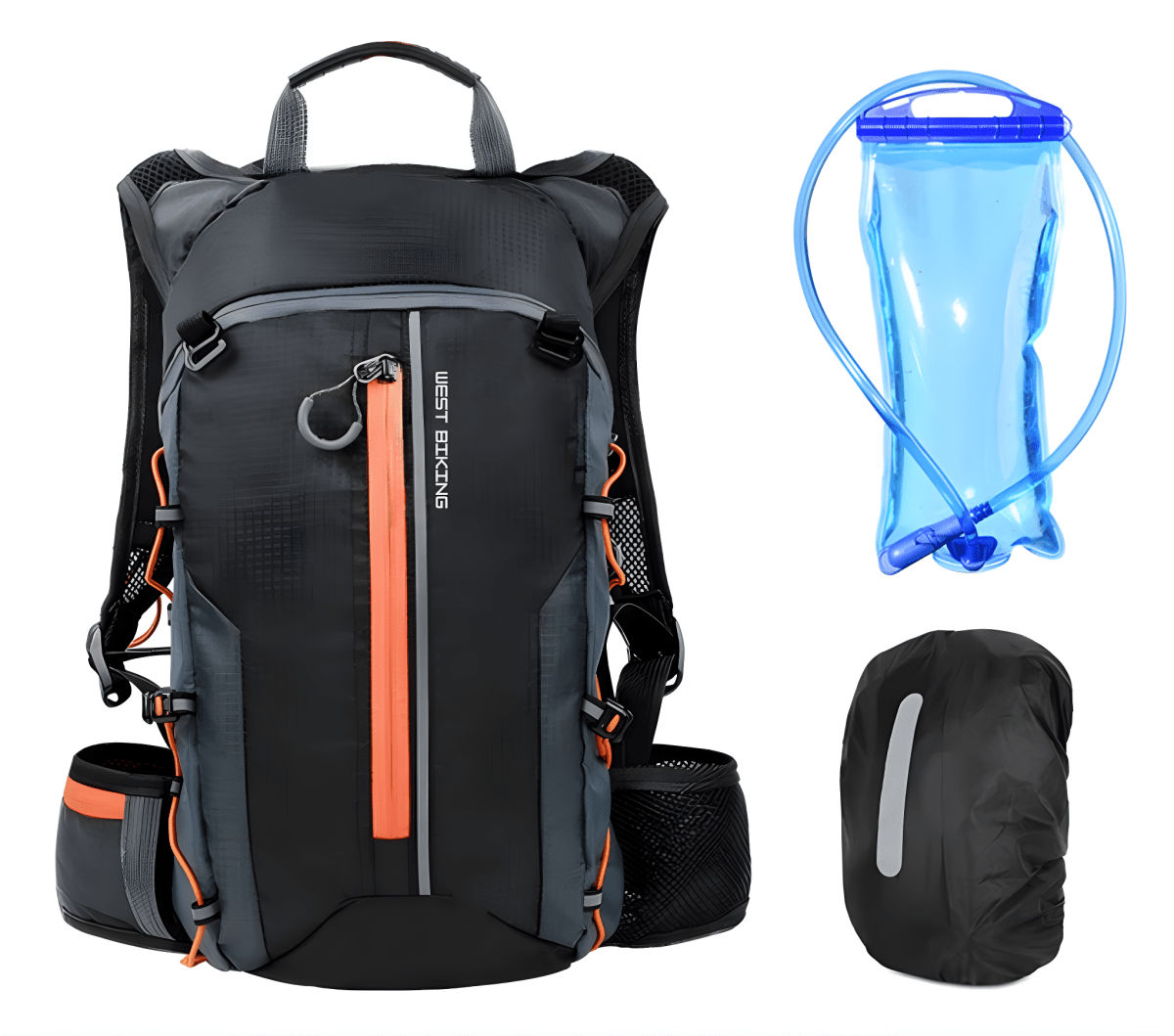 Hydration Pack 10L Waterproof Nylon Reflective