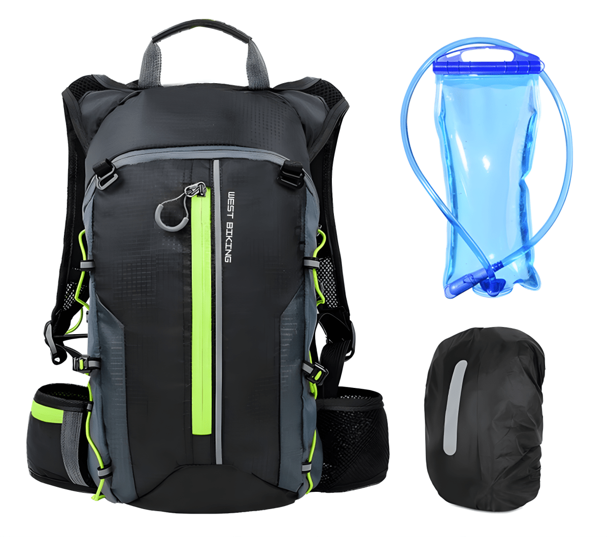 Hydration Pack 10L Waterproof Nylon Reflective