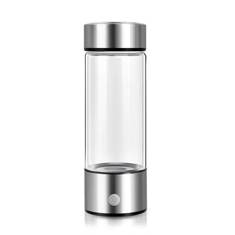 Hydrogen Water Bottle Borosilicate Glass 500ml 3-Minute Infusion