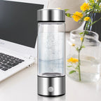 Hydrogen Water Bottle Borosilicate Glass 500ml 3-Minute Infusion