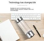 Hydrogen Water Bottle Borosilicate Glass 500ml 3-Minute Infusion