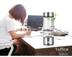 Hydrogen Water Bottle Borosilicate Glass 500ml 3-Minute Infusion