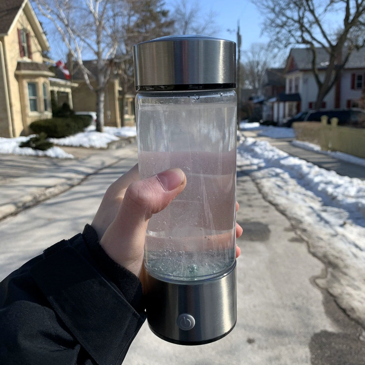 Hydrogen Water Bottle Portable USB-C Rechargeable 420ml