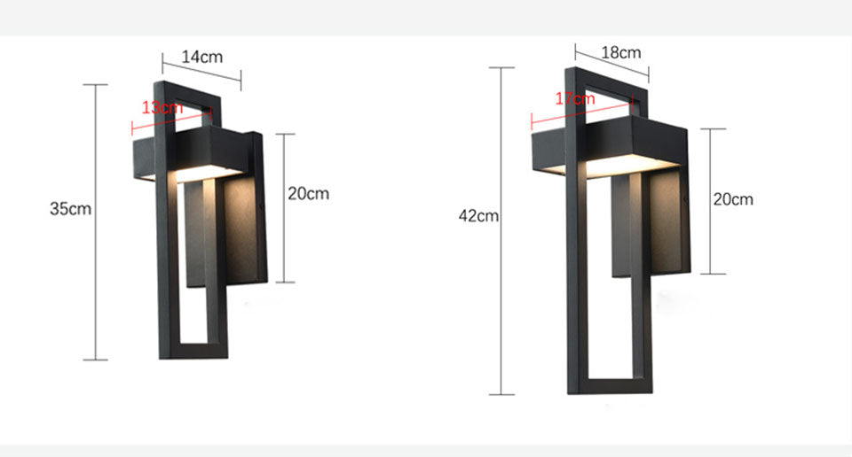 IP65 Stainless Steel LED Wall Sconce (Dimmable)