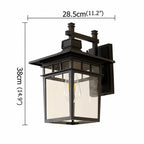 IP65 Waterproof Aluminum & Glass Wall Sconce