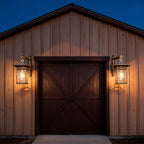 IP65 Waterproof Aluminum & Glass Wall Sconce