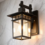 IP65 Waterproof Aluminum & Glass Wall Sconce