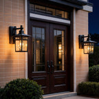 IP65 Waterproof Aluminum & Glass Wall Sconce