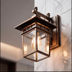 IP65 Waterproof Aluminum & Glass Wall Sconce