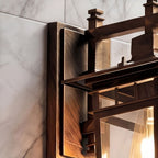IP65 Waterproof Aluminum & Glass Wall Sconce