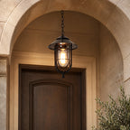 IP65 Waterproof Die-Cast Aluminum Birdcage Pendant Light (Adjustable Height)