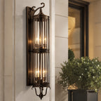 IP65 Waterproof LED Copper & Glass Outdoor Wall Light