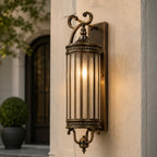 IP65 Waterproof LED Copper & Glass Outdoor Wall Light