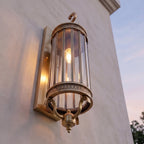 IP65 Waterproof LED Copper & Glass Outdoor Wall Light