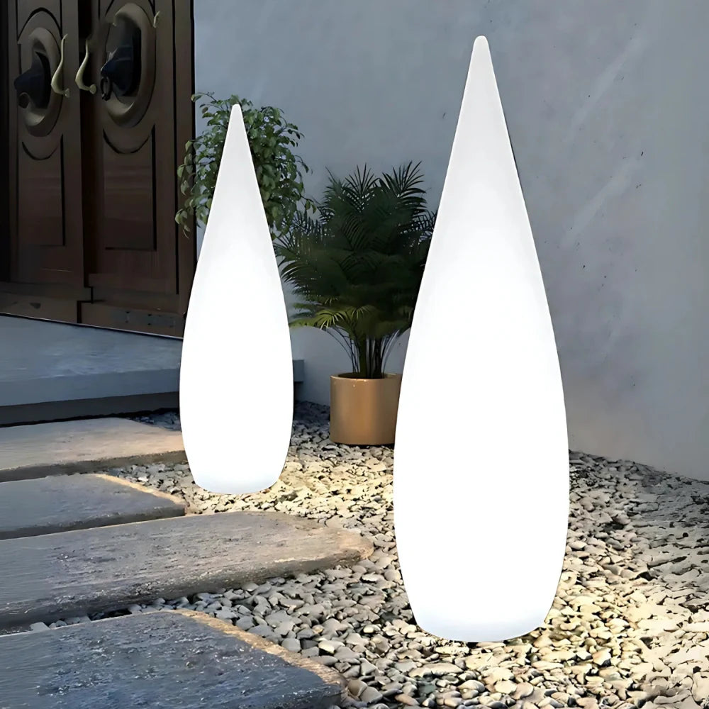 IP65 Waterproof Solar & USB Remote-Dimmable Outdoor Floor Light