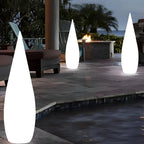 IP65 Waterproof Solar & USB Remote-Dimmable Outdoor Floor Light