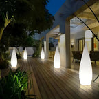 IP65 Waterproof Solar & USB Remote-Dimmable Outdoor Floor Light