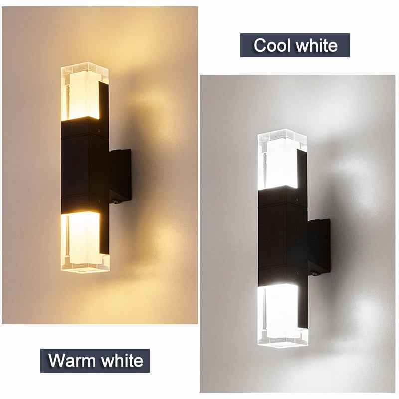 IP65 Waterproof Tricolor LED Outdoor Wall Light