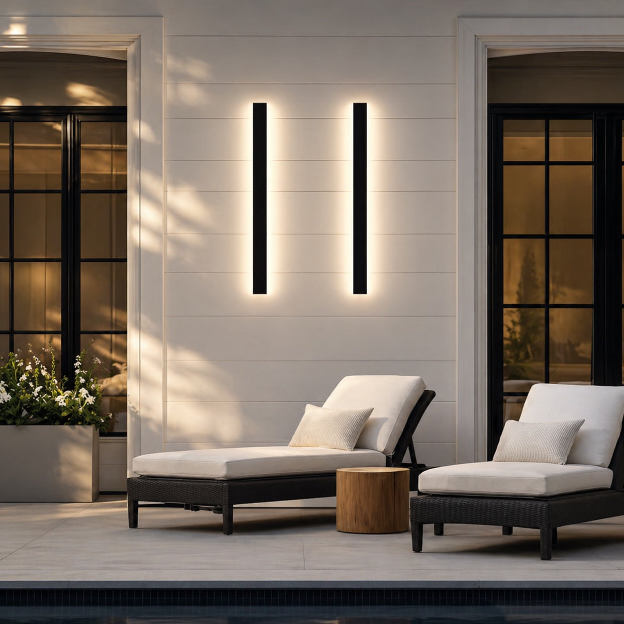IP65 Weatherproof Aluminum Dimmable LED Wall Sconce