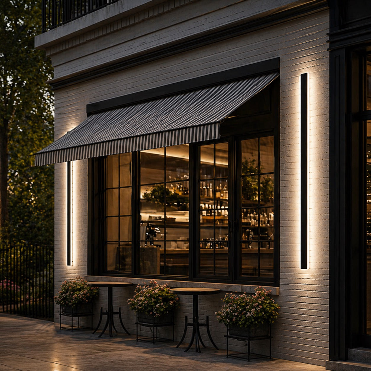 IP65 Weatherproof Aluminum Dimmable LED Wall Sconce