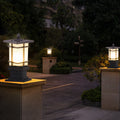 IP65 Weatherproof Aluminum & Glass Warm White Bollard Light