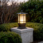 IP65 Weatherproof Aluminum & Glass Warm White Bollard Light