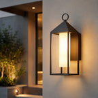 IP65 Weatherproof Die-Cast Aluminum & Glass Outdoor Wall Light