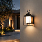 IP65 Weatherproof Die-Cast Aluminum & Glass Outdoor Wall Light