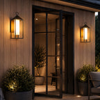 IP65 Weatherproof Die-Cast Aluminum & Glass Outdoor Wall Light