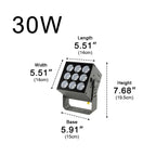 IP67 Waterproof Die-Cast Aluminum LED Spot Light