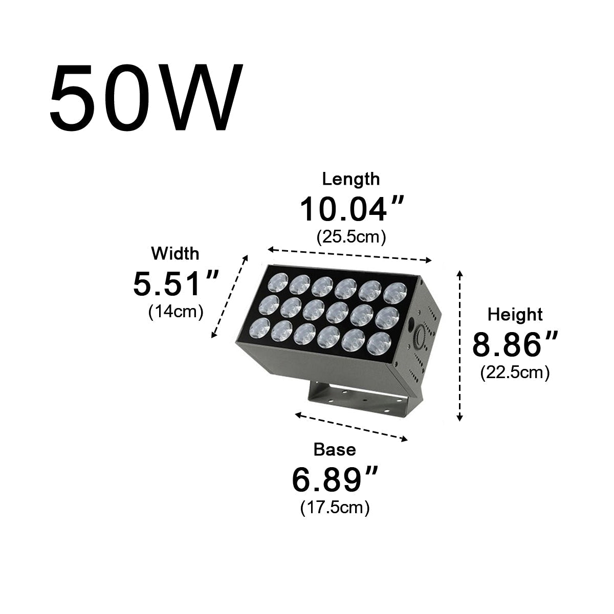 IP67 Waterproof Die-Cast Aluminum LED Spot Light